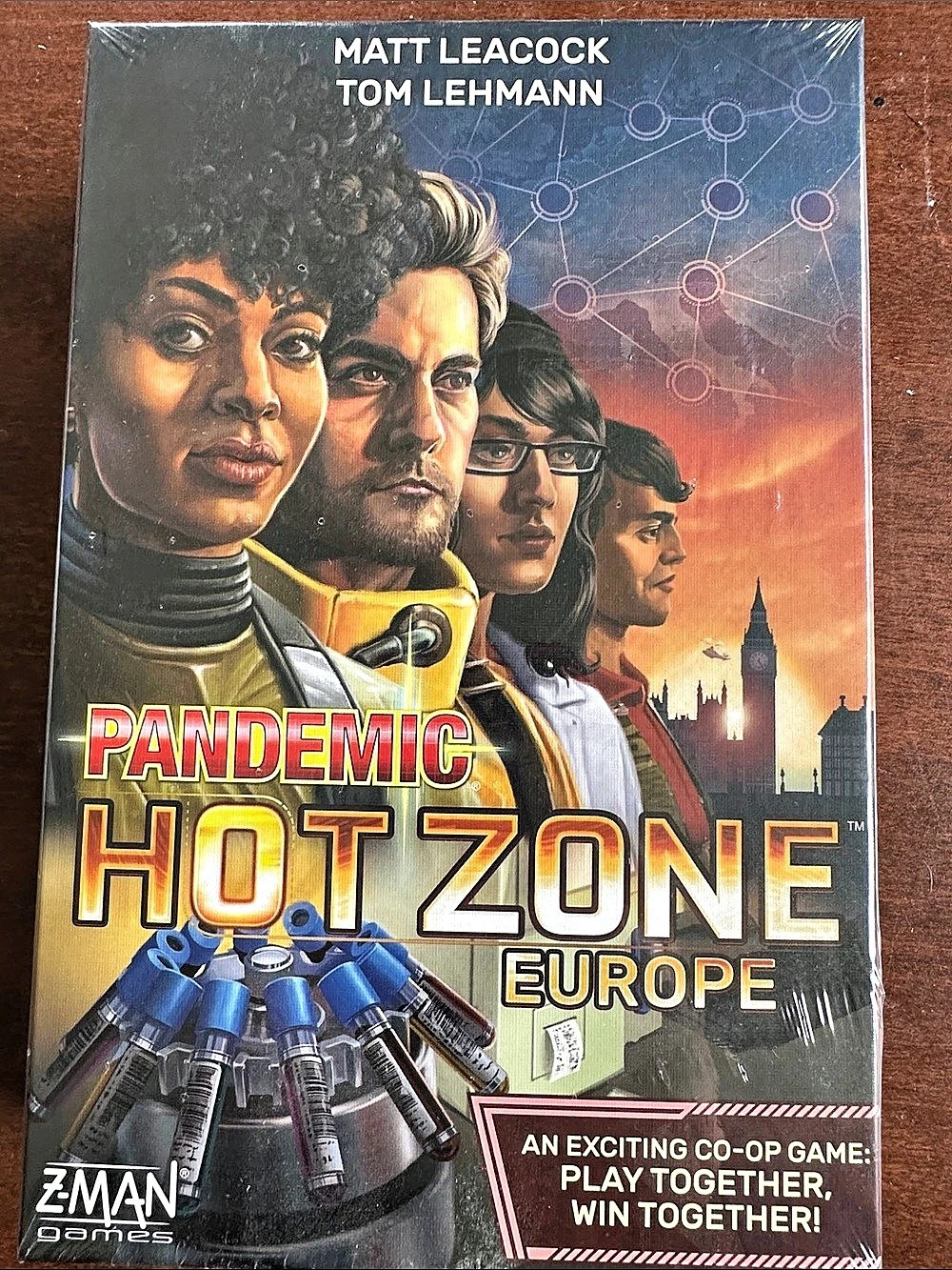 Z-Man Games Pandemic: Hot Zone – Europe Board Game NWT